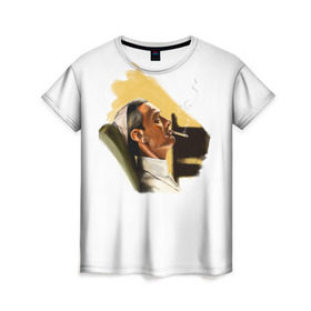 Женская футболка 3D с принтом The Young Pope в Белгороде, 100% полиэфир ( синтетическое хлопкоподобное полотно) | прямой крой, круглый вырез горловины, длина до линии бедер | Тематика изображения на принте: young pope | джуд | лоу | молодой папа