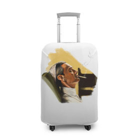 Чехол для чемодана 3D с принтом The Young Pope в Белгороде, 86% полиэфир, 14% спандекс | двустороннее нанесение принта, прорези для ручек и колес | young pope | джуд | лоу | молодой папа