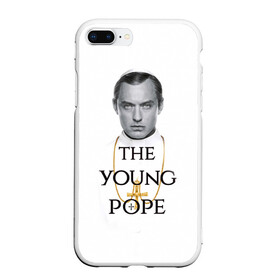 Чехол для iPhone 7Plus/8 Plus матовый с принтом The Young Pope в Белгороде, Силикон | Область печати: задняя сторона чехла, без боковых панелей | young pope | джуд | лоу | молодой папа