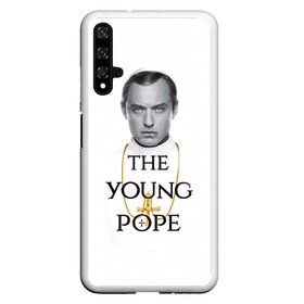 Чехол для Honor 20 с принтом The Young Pope в Белгороде, Силикон | Область печати: задняя сторона чехла, без боковых панелей | Тематика изображения на принте: young pope | джуд | лоу | молодой папа