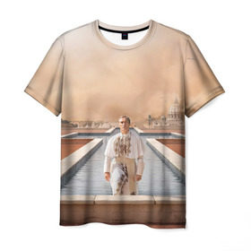 Мужская футболка 3D с принтом Италия в Белгороде, 100% полиэфир | прямой крой, круглый вырез горловины, длина до линии бедер | young pope | джуд | лоу | молодой папа