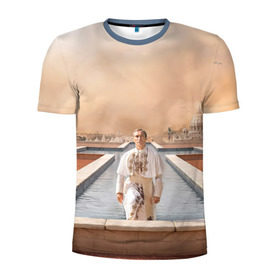 Мужская футболка 3D спортивная с принтом Италия в Белгороде, 100% полиэстер с улучшенными характеристиками | приталенный силуэт, круглая горловина, широкие плечи, сужается к линии бедра | Тематика изображения на принте: young pope | джуд | лоу | молодой папа