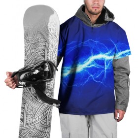 Накидка на куртку 3D с принтом electricity в Белгороде, 100% полиэстер |  | Тематика изображения на принте: молния | разряд | электричество