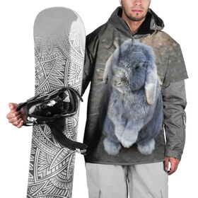 Накидка на куртку 3D с принтом Кролик в Белгороде, 100% полиэстер |  | Тематика изображения на принте: грызун | животные | заяц | кролик | мордочка | природа | пушистый | уши