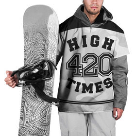 Накидка на куртку 3D с принтом High Times 420 Camo в Белгороде, 100% полиэстер |  | camouflage | камо | камуфляж