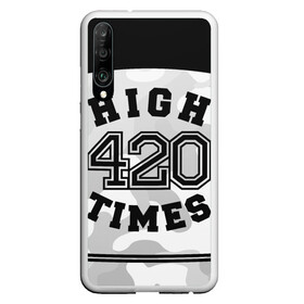 Чехол для Honor P30 с принтом High Times 420 Camo в Белгороде, Силикон | Область печати: задняя сторона чехла, без боковых панелей | camouflage | камо | камуфляж