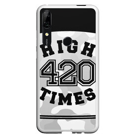 Чехол для Honor P Smart Z с принтом High Times 420 Camo в Белгороде, Силикон | Область печати: задняя сторона чехла, без боковых панелей | camouflage | камо | камуфляж