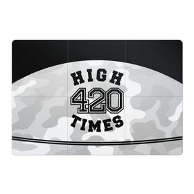 Магнитный плакат 3Х2 с принтом High Times 420 Camo в Белгороде, Полимерный материал с магнитным слоем | 6 деталей размером 9*9 см | camouflage | камо | камуфляж