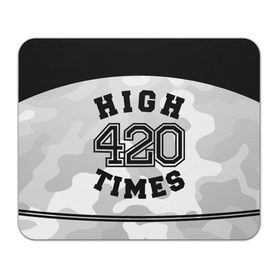Коврик прямоугольный с принтом High Times 420 Camo в Белгороде, натуральный каучук | размер 230 х 185 мм; запечатка лицевой стороны | camouflage | камо | камуфляж