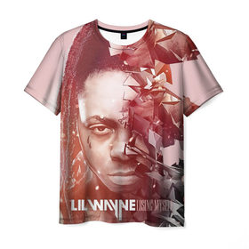 Мужская футболка 3D с принтом Lil Wayne 7 в Белгороде, 100% полиэфир | прямой крой, круглый вырез горловины, длина до линии бедер | 