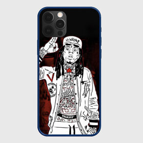 Чехол для iPhone 12 Pro с принтом Lil Wayne 3 в Белгороде, силикон | область печати: задняя сторона чехла, без боковых панелей | Тематика изображения на принте: lil wayne | rap | лил уэйн | рэп | хип хоп