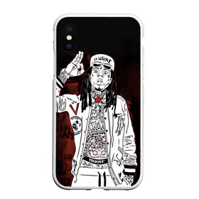 Чехол для iPhone XS Max матовый с принтом Lil Wayne 3 в Белгороде, Силикон | Область печати: задняя сторона чехла, без боковых панелей | Тематика изображения на принте: lil wayne | rap | лил уэйн | рэп | хип хоп