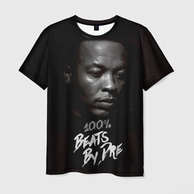 Мужская футболка 3D с принтом Dr.Dre в Белгороде, 100% полиэфир | прямой крой, круглый вырез горловины, длина до линии бедер | dr. dre | rap | андре ромелл янг | джи фанк. | доктор дре | доктор дрэ | рэп