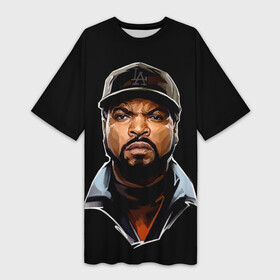 Платье-футболка 3D с принтом Ice Cube 1 в Белгороде,  |  | ice cube | oshea jackson | rap | айс кьюб | гангста рэп | о’ши дже́ксон | рэп