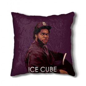 Подушка 3D с принтом Ice Cube 5 в Белгороде, наволочка – 100% полиэстер, наполнитель – холлофайбер (легкий наполнитель, не вызывает аллергию). | состоит из подушки и наволочки. Наволочка на молнии, легко снимается для стирки | ice cube | oshea jackson | rap | айс кьюб | гангста рэп | о’ши дже́ксон | рэп