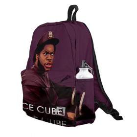 Рюкзак 3D с принтом Ice Cube 5 в Белгороде, 100% полиэстер | лямки с регулируемой длиной, сверху петелька, чтобы рюкзак можно было повесить на вешалку. Основное отделение закрывается на молнию, как и внешний карман. Внутри два дополнительных кармана, один из которых закрывается на молнию. По бокам два дополнительных кармашка | ice cube | oshea jackson | rap | айс кьюб | гангста рэп | о’ши дже́ксон | рэп