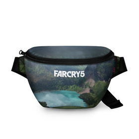 Поясная сумка 3D с принтом Far Cry 5 в Белгороде, 100% полиэстер | плотная ткань, ремень с регулируемой длиной, внутри несколько карманов для мелочей, основное отделение и карман с обратной стороны сумки застегиваются на молнию | far cry | far cry 5 | фар край