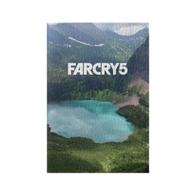 Обложка для паспорта матовая кожа с принтом Far Cry 5 в Белгороде, натуральная матовая кожа | размер 19,3 х 13,7 см; прозрачные пластиковые крепления | far cry | far cry 5 | фар край