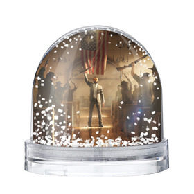 Снежный шар с принтом Gun в Белгороде, Пластик | Изображение внутри шара печатается на глянцевой фотобумаге с двух сторон | far cry | far cry 5 | фар край