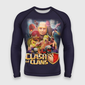 Мужской рашгард 3D с принтом Clash of clans в Белгороде,  |  | clash of clans | игры | клэш оф кланс