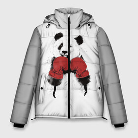 Мужская зимняя куртка 3D с принтом Панда боксер в Белгороде, верх — 100% полиэстер; подкладка — 100% полиэстер; утеплитель — 100% полиэстер | длина ниже бедра, свободный силуэт Оверсайз. Есть воротник-стойка, отстегивающийся капюшон и ветрозащитная планка. 

Боковые карманы с листочкой на кнопках и внутренний карман на молнии. | бамбук | бамбуковый медведь | бокс | боксерские | брызги | енот | животное | коала | красивый | красная книга | кунгфу | медведь | милый | мишка | очки | панда | перчатки | пот | прикол | прикольный