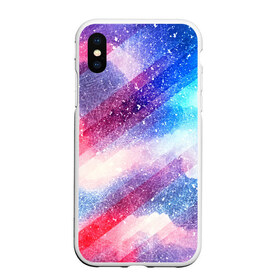 Чехол для iPhone XS Max матовый с принтом Space в Белгороде, Силикон | Область печати: задняя сторона чехла, без боковых панелей | 3d | cosmos | абстракция | арт | блики | краски | текстура