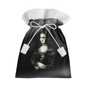 Подарочный 3D мешок с принтом Мона Лиза Kiss в Белгороде, 100% полиэстер | Размер: 29*39 см | джин симмонс | картина | пол стэнли | эйс фрейли