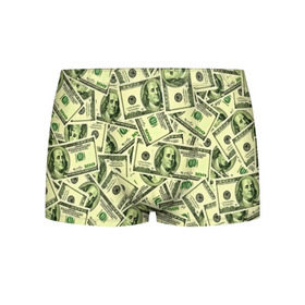 Мужские трусы 3D с принтом Benjamin Franklin в Белгороде, 50% хлопок, 50% полиэстер | классическая посадка, на поясе мягкая тканевая резинка | 3d | benjamin franklin | америка | богатство | валюта | денежные купюры | деньги | доллар | зеленые | сша | текстуры