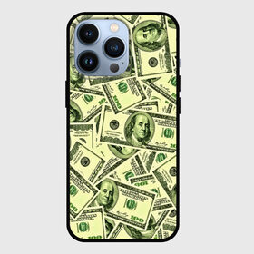 Чехол для iPhone 13 Pro с принтом Benjamin Franklin в Белгороде,  |  | Тематика изображения на принте: 3d | benjamin franklin | америка | богатство | валюта | денежные купюры | деньги | доллар | зеленые | сша | текстуры