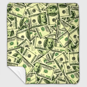 Плед с рукавами с принтом Benjamin Franklin в Белгороде, 100% полиэстер | Закругленные углы, все края обработаны. Ткань не мнется и не растягивается. Размер 170*145 | Тематика изображения на принте: 3d | benjamin franklin | америка | богатство | валюта | денежные купюры | деньги | доллар | зеленые | сша | текстуры