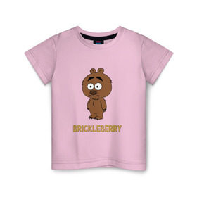 Детская футболка хлопок с принтом Malloy (Brickleberry) в Белгороде, 100% хлопок | круглый вырез горловины, полуприлегающий силуэт, длина до линии бедер | Тематика изображения на принте: brickleberry | malloy