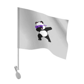 Флаг для автомобиля с принтом Panda в Белгороде, 100% полиэстер | Размер: 30*21 см | panda dab | животные | панда