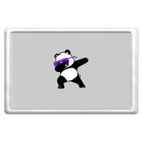 Магнит 45*70 с принтом Panda в Белгороде, Пластик | Размер: 78*52 мм; Размер печати: 70*45 | panda dab | животные | панда