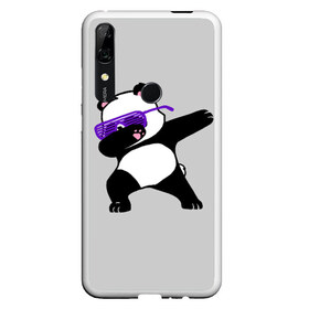 Чехол для Honor P Smart Z с принтом Panda в Белгороде, Силикон | Область печати: задняя сторона чехла, без боковых панелей | panda dab | животные | панда