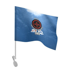 Флаг для автомобиля с принтом БЧ-6 Авиационная в Белгороде, 100% полиэстер | Размер: 30*21 см | авиация | бч6 | палубная авиация | флот | фмф