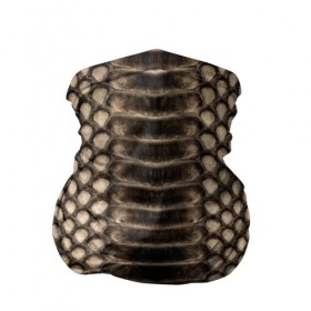Бандана-труба 3D с принтом Питон в Белгороде, 100% полиэстер, ткань с особыми свойствами — Activecool | плотность 150‒180 г/м2; хорошо тянется, но сохраняет форму | аллигатор | варан | игуана | кайман | кожа | крокодил | питон | ящерица
