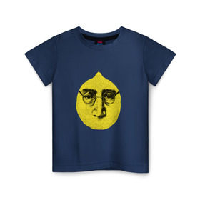 Детская футболка хлопок с принтом John Lemon карандашем в Белгороде, 100% хлопок | круглый вырез горловины, полуприлегающий силуэт, длина до линии бедер | john lennon | the beatles | битлз | джон леннон | лимон