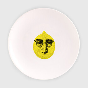 Тарелка с принтом John Lemon карандашем в Белгороде, фарфор | диаметр - 210 мм
диаметр для нанесения принта - 120 мм | john lennon | the beatles | битлз | джон леннон | лимон