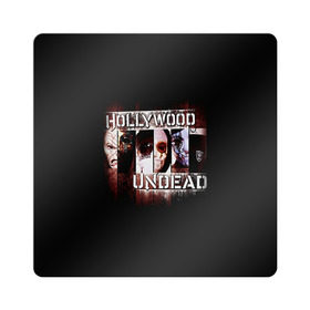 Магнит виниловый Квадрат с принтом Hollywood Undead 5 в Белгороде, полимерный материал с магнитным слоем | размер 9*9 см, закругленные углы | 