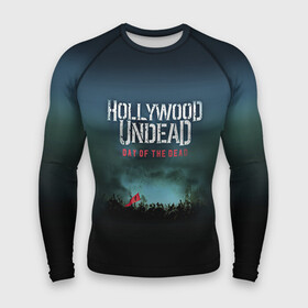 Мужской рашгард 3D с принтом Hollywood Undead 9 в Белгороде,  |  | hollywood undead | голливудская нежить