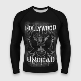 Мужской рашгард 3D с принтом Hollywood Undead 10 в Белгороде,  |  | hollywood undead | голливудская нежить