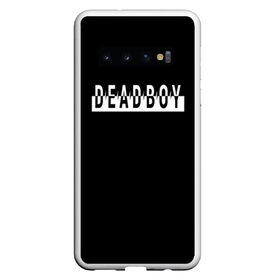 Чехол для Samsung Galaxy S10 с принтом DeadBoy в Белгороде, Силикон | Область печати: задняя сторона чехла, без боковых панелей | Тематика изображения на принте: bones | dead boy | deadboy | th@ kid | элмо кеннеди оконнор