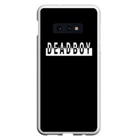 Чехол для Samsung S10E с принтом DeadBoy в Белгороде, Силикон | Область печати: задняя сторона чехла, без боковых панелей | bones | dead boy | deadboy | th@ kid | элмо кеннеди оконнор