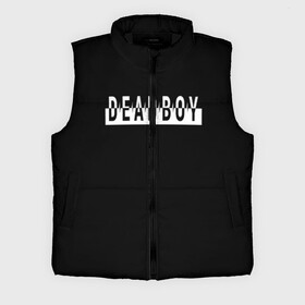 Мужской жилет утепленный 3D с принтом DeadBoy в Белгороде,  |  | bones | dead boy | deadboy | th@ kid | элмо кеннеди оконнор