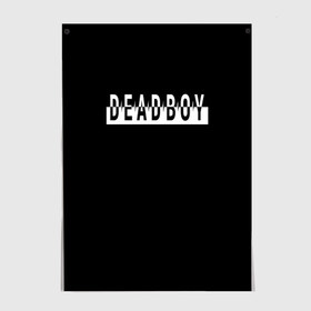 Постер с принтом DeadBoy в Белгороде, 100% бумага
 | бумага, плотность 150 мг. Матовая, но за счет высокого коэффициента гладкости имеет небольшой блеск и дает на свету блики, но в отличии от глянцевой бумаги не покрыта лаком | bones | dead boy | deadboy | th@ kid | элмо кеннеди оконнор