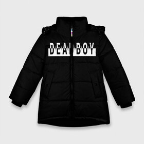 Зимняя куртка для девочек 3D с принтом DeadBoy в Белгороде, ткань верха — 100% полиэстер; подклад — 100% полиэстер, утеплитель — 100% полиэстер. | длина ниже бедра, удлиненная спинка, воротник стойка и отстегивающийся капюшон. Есть боковые карманы с листочкой на кнопках, утяжки по низу изделия и внутренний карман на молнии. 

Предусмотрены светоотражающий принт на спинке, радужный светоотражающий элемент на пуллере молнии и на резинке для утяжки. | bones | dead boy | deadboy | th@ kid | элмо кеннеди оконнор