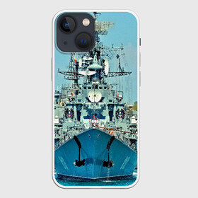 Чехол для iPhone 13 mini с принтом Сторожевой корабль в Белгороде,  |  | 3d | море | севастополь | сторожевой корабль | судно | черноморский флот