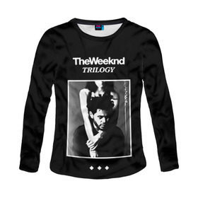 Женский лонгслив 3D с принтом The Weeknd в Белгороде, 100% полиэстер | длинные рукава, круглый вырез горловины, полуприлегающий силуэт | the weeknd | викенд | тесфайе | уикенд