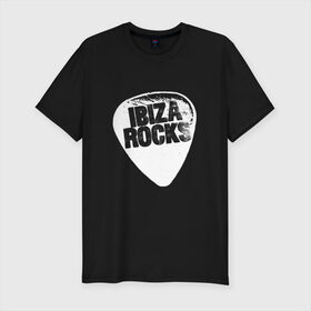 Мужская футболка премиум с принтом Ibiza Rocks Black & White в Белгороде, 92% хлопок, 8% лайкра | приталенный силуэт, круглый вырез ворота, длина до линии бедра, короткий рукав | dj | ibiza | pink | rocks | вечеринка | гламур | диджей | дизайн | ибица | клуб | мода | остров | отпуск | пафос | путешествие | рок | стиль