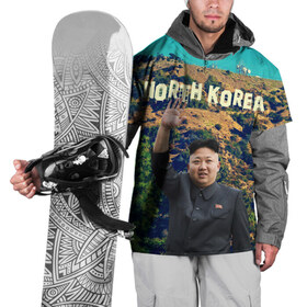 Накидка на куртку 3D с принтом NORTH KOREA в Белгороде, 100% полиэстер |  | hollywood | kim jong un | north korea | ким чен ын | северная корея